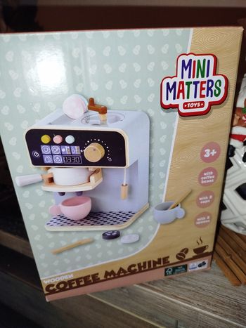 Machine à café en bois