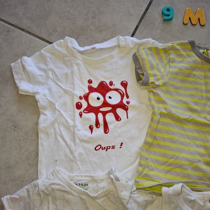 Lot #24 - 6 tee-shirts garçons manches courtes 9 mois - photo numéro 6