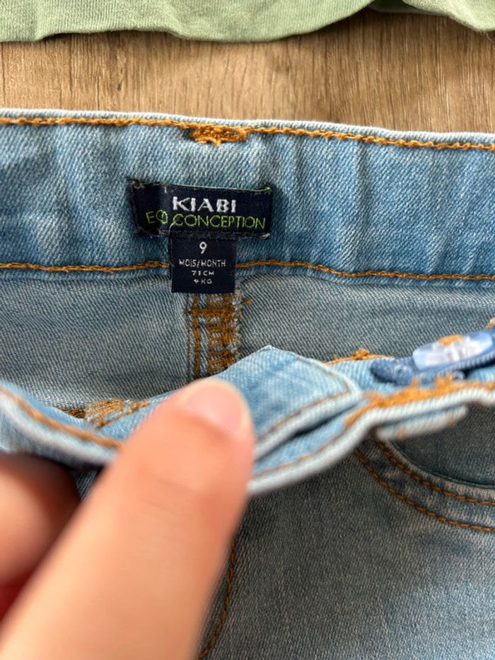 Ensemble jean t short manches longues 9 mois - photo numéro 3