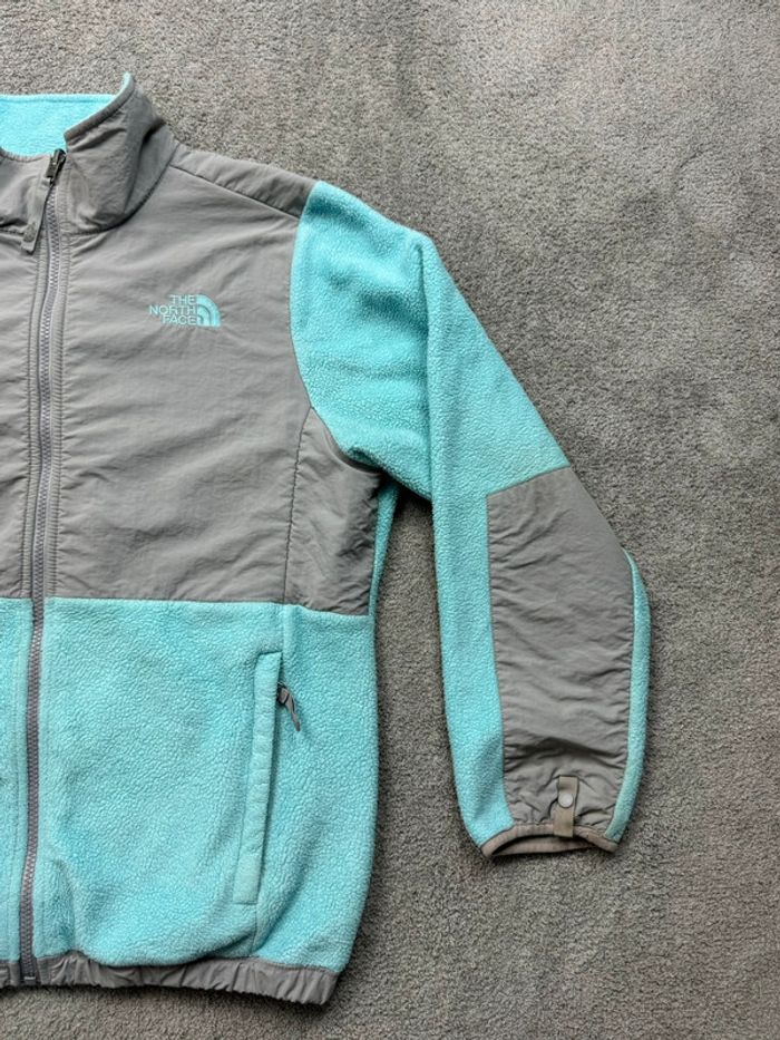 Veste polaire The north face bleu et gris taille XL ( fille ) - photo numéro 3