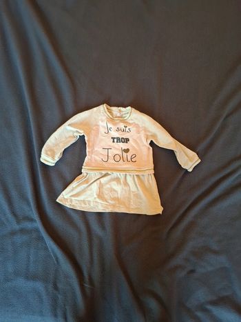 Robe crème bébé