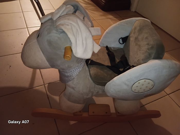 Cheval (âne)a bascule nattou - photo numéro 6