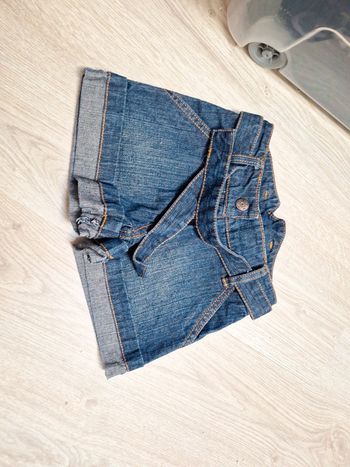 Short en jeans