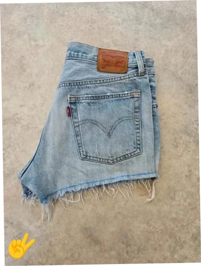 Short Levi's 501 W27 FR36 Bleu Femme Women SHO172b