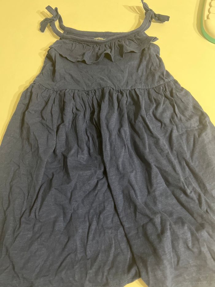 Robe bleue roi vert baudet 5 ans