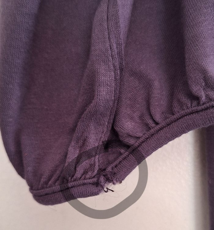 Tunique longue manches 3/4 couleur unie - photo numéro 6