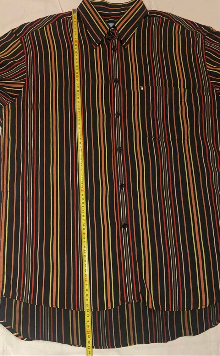 Chemise rayée multicolore »Playboy »manches courtes - photo numéro 5