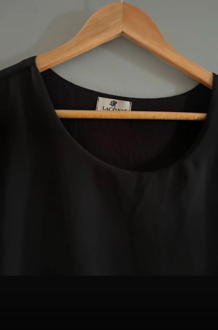 Blouse noir lacony en M - photo numéro 4