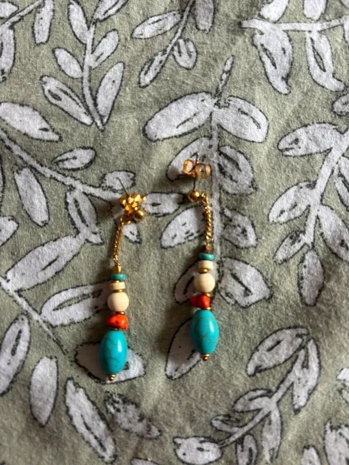 Boucle d’oreilles + bracelet - photo numéro 2
