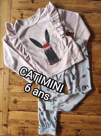 Pyjama Catimini automne hiver 6 ans