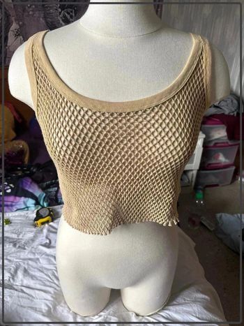 Crop top en maille taille 38 neuf avec étiquette
