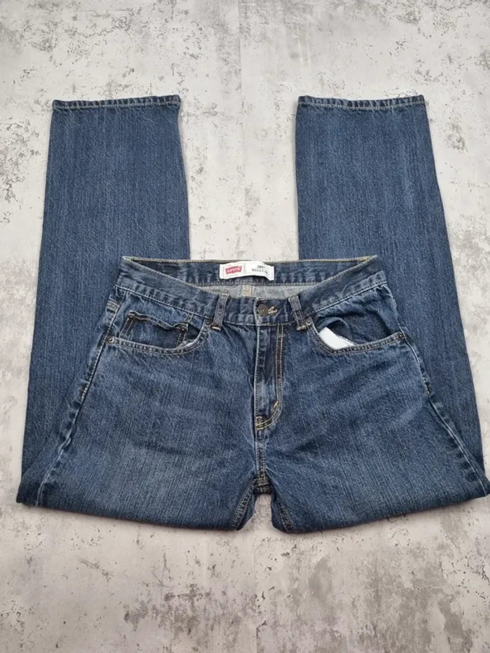 Jeans Levi’s 505 bleu – Taille 36 Femme / 26 US (mesures en photos) - photo numéro 2