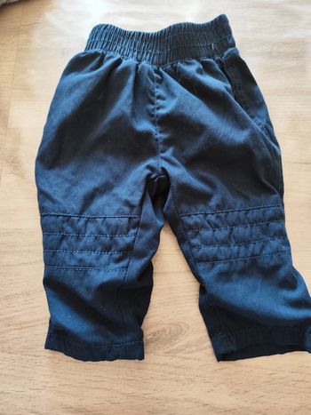 Pantalon souple bleu marine