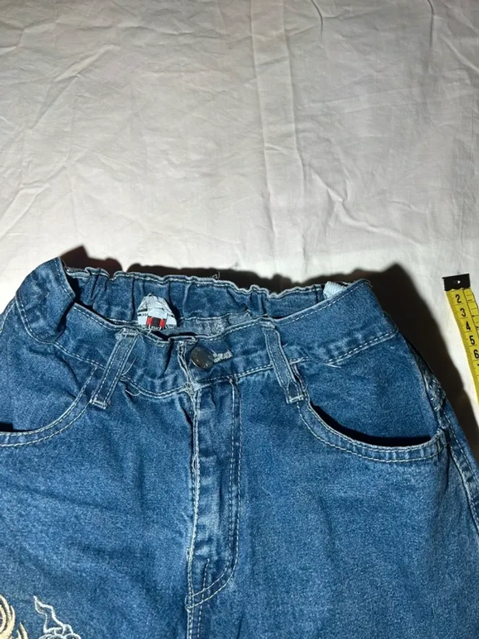 Jean vintage brodé - photo numéro 4