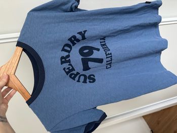Tee-shirt bleu Superdry