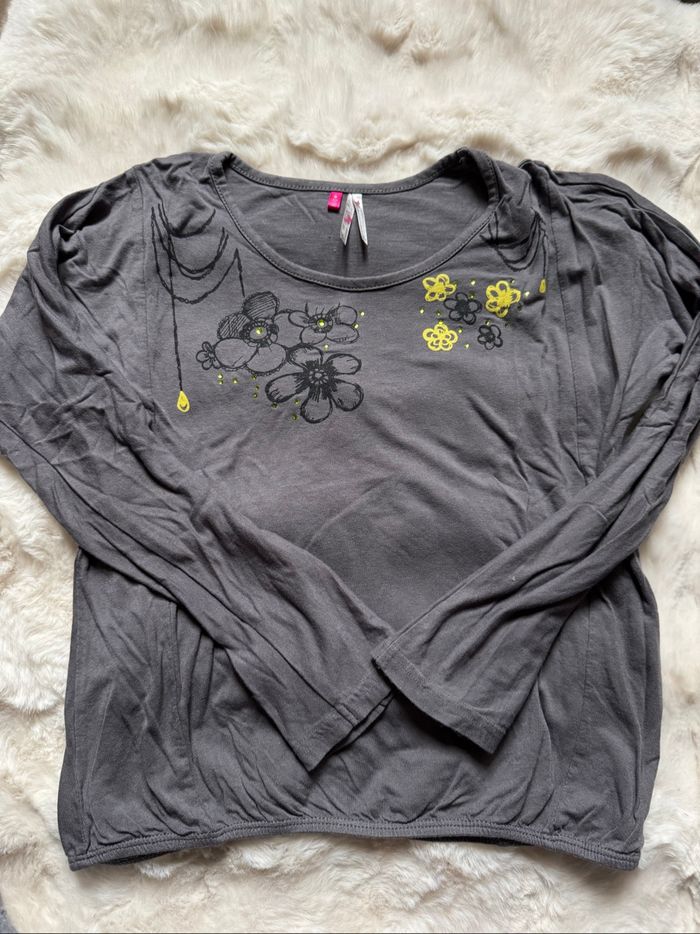 👚 lot 2 t-shirts manche longue - fille - 8 ans - orchestra - bon état - photo numéro 7