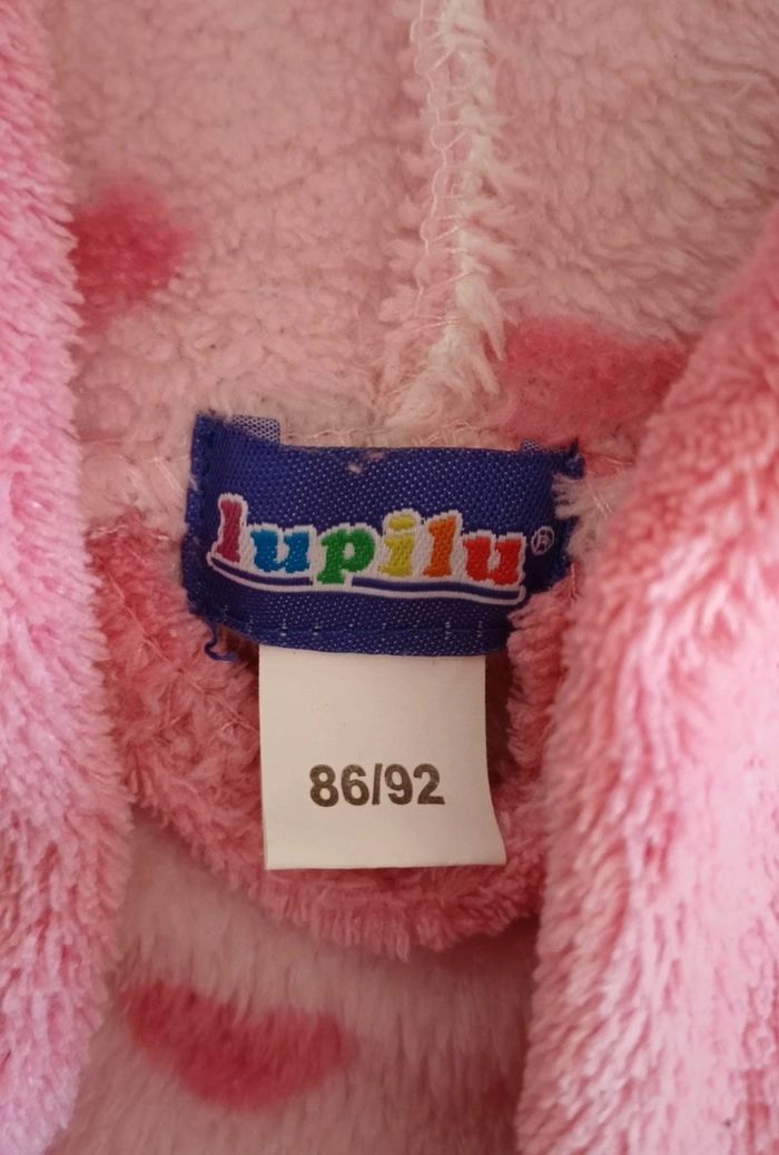 Peignoir pilou rose lupilu - photo numéro 2