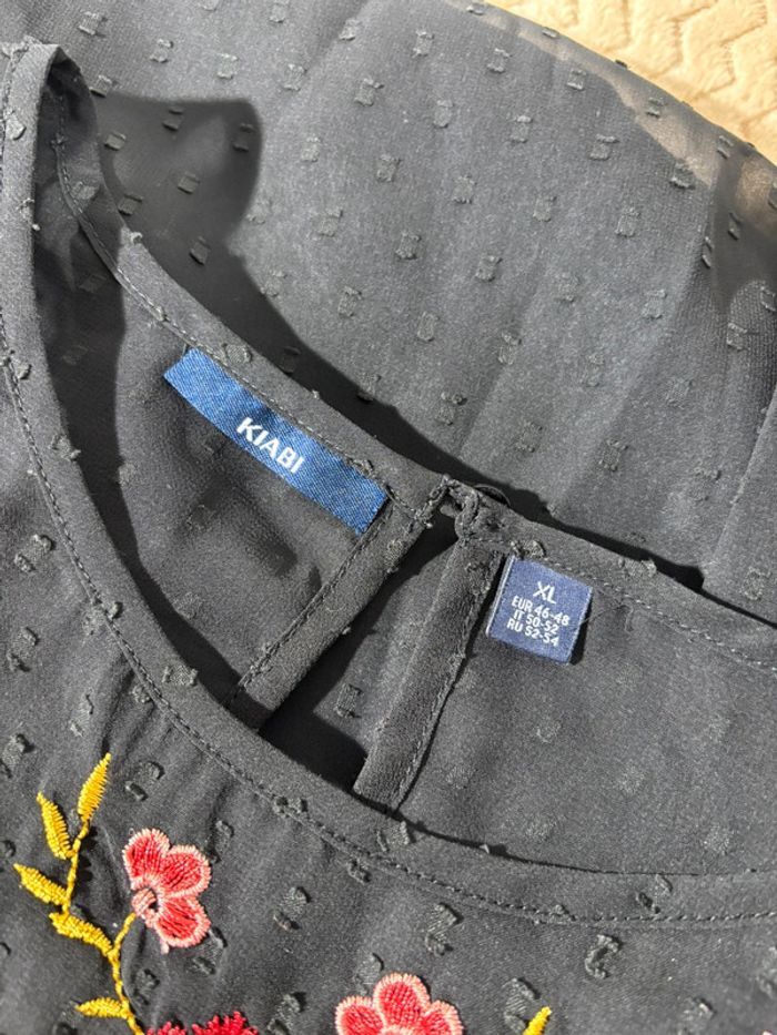 Blouse broderie bohème grande taille femme kiabi taille XL - photo numéro 3