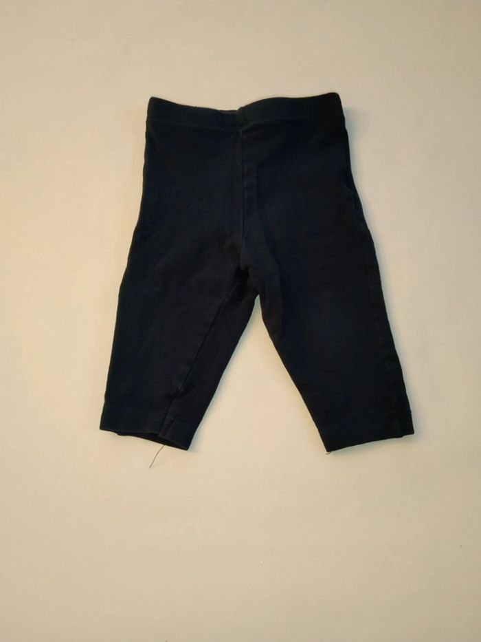 legging uni bleu marine tissaia fille 6 mois