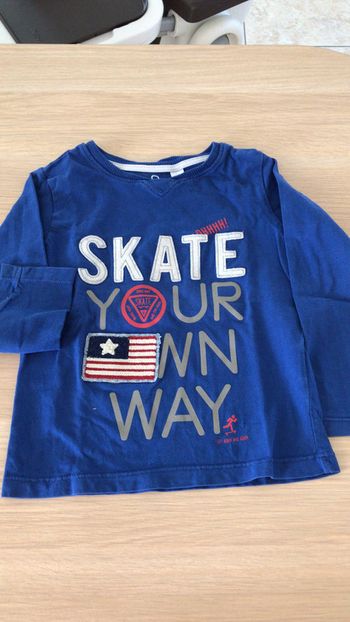 Tee shirt manche longue 3 ans