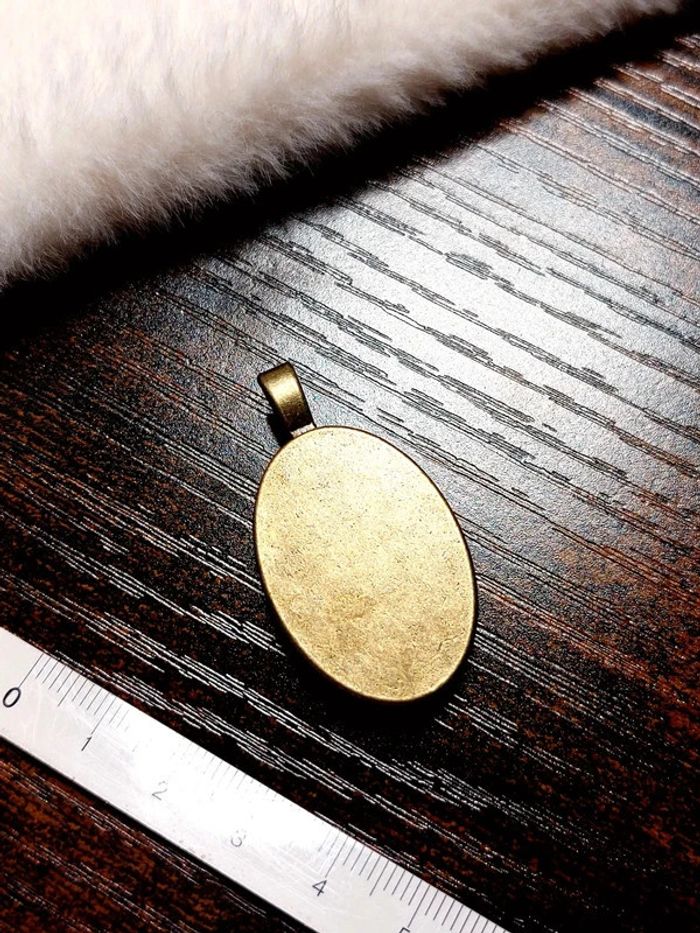 Magnifique pendentif avec cabochon rose - photo numéro 5