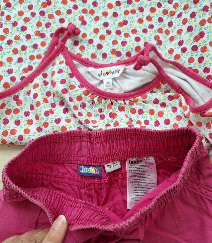 Ensemble débardeur et short fille - 3 ans - photo numéro 5