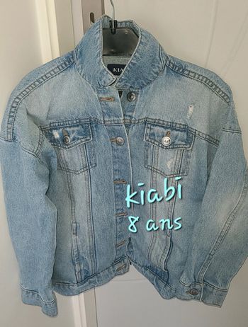 Veste en jean kiabi 8 ans fille
