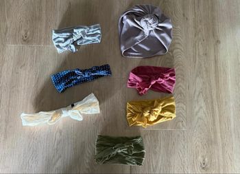 Lot bandeaux/turbans fille