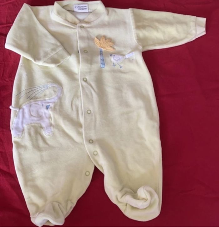 Pyjama vert pomme 3 mois