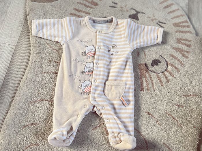 Pyjama velour une pièce mixte la redoute