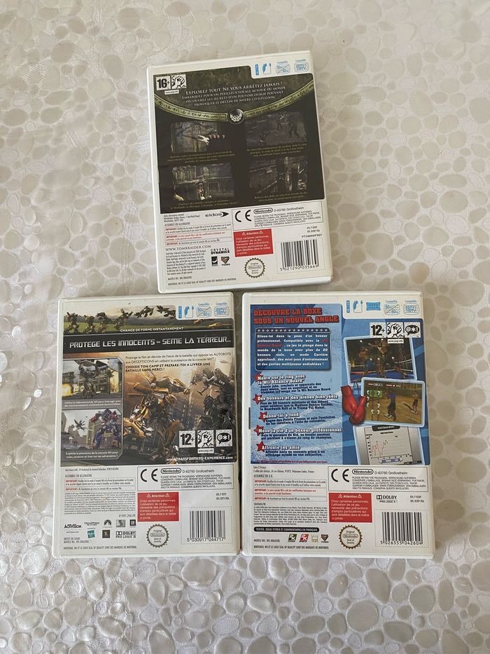 Lot de 3 jeux pour Nintendo Wii - photo numéro 3