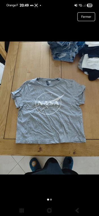 Tee shirt court nasa