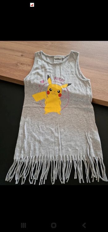 Robe pikatchu 6 ans