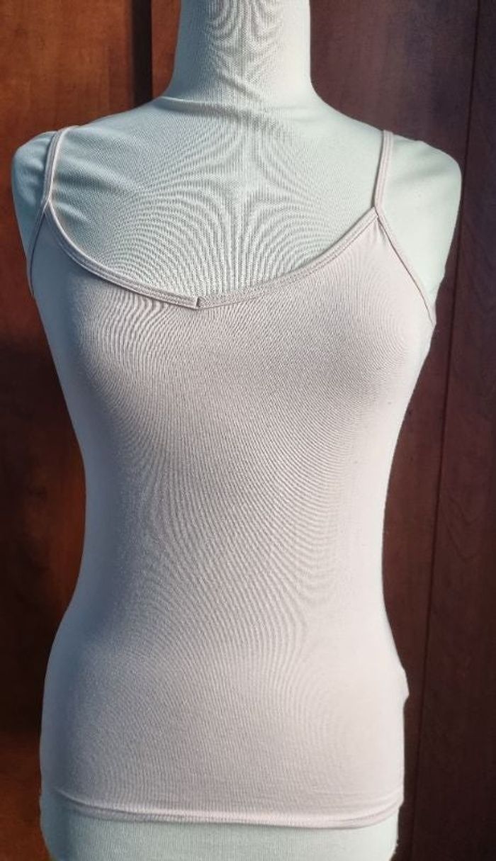 Débardeur rose pale à bretelles taille XS