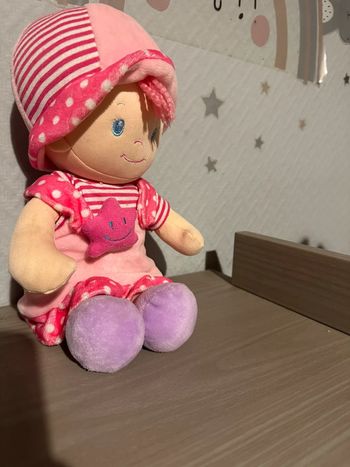 Doudou Poupée rose ajena