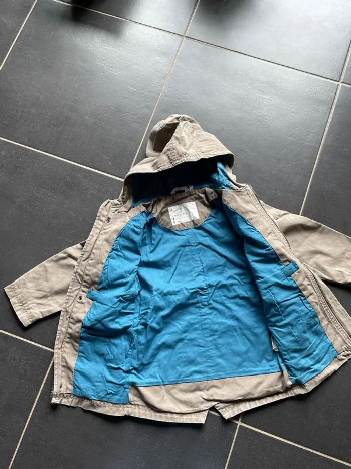 Parka marronné kaki doublé - photo numéro 6