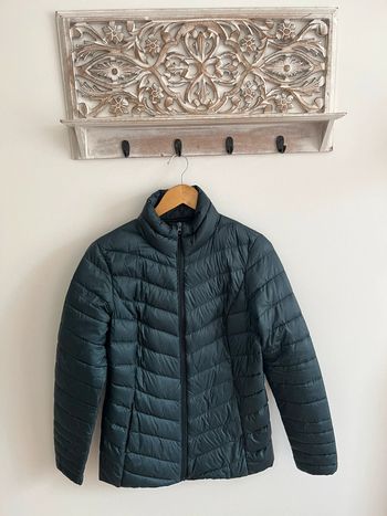Doudoune mi saison vert foncé femme taille 38 neuve