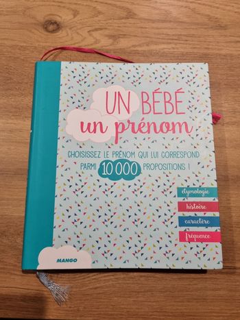 Livre un bébé un prénom