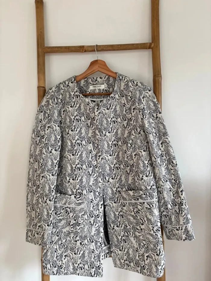 Veste motif perroquet naf naf taille 38 - photo numéro 7