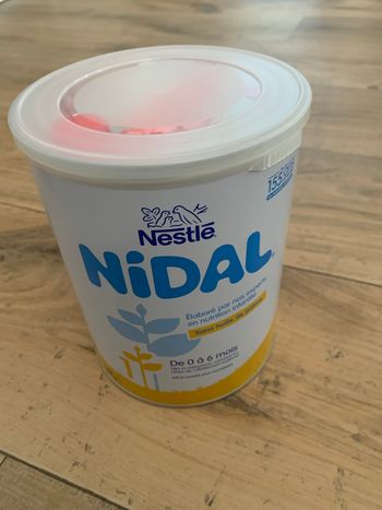 Nesltlé nidal 1 er âge