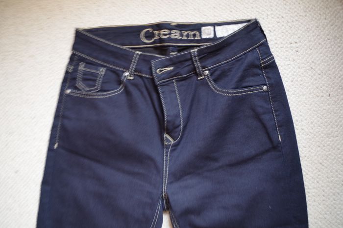 Cream - Jean Tina, coupe skinny bleu denim brut - photo numéro 3