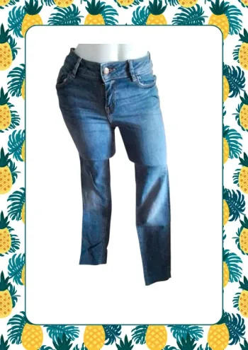 Jean skinny effiloché