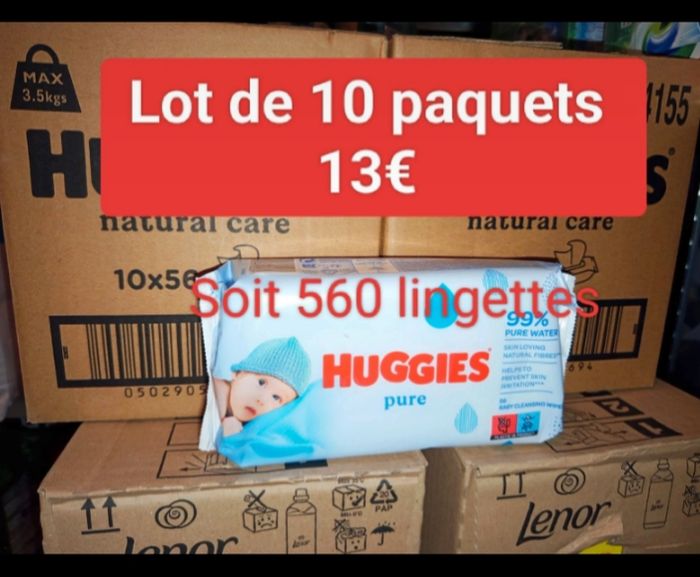 Lingettes bébé Huggies