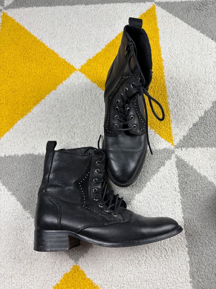 Bottines à talons Texto | Noir | Taille 36 - photo numéro 4