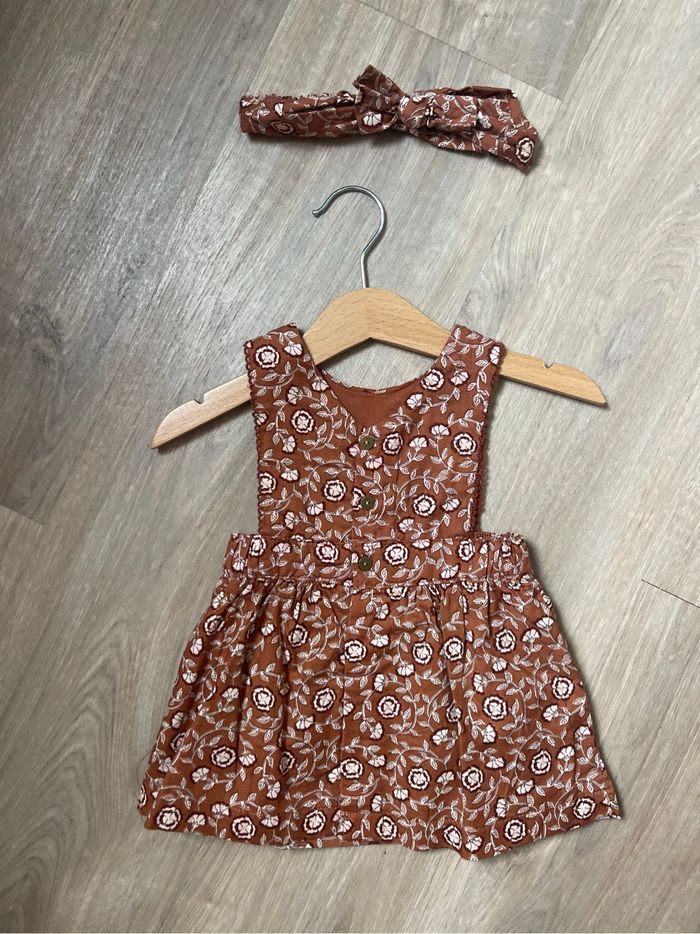 Robe bebe fille sergent major + bandeau - photo numéro 2