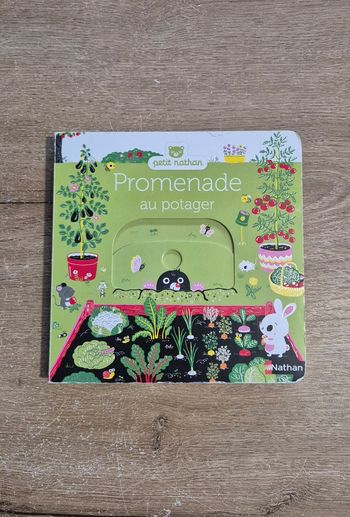 Livre animé Promenade au potager 