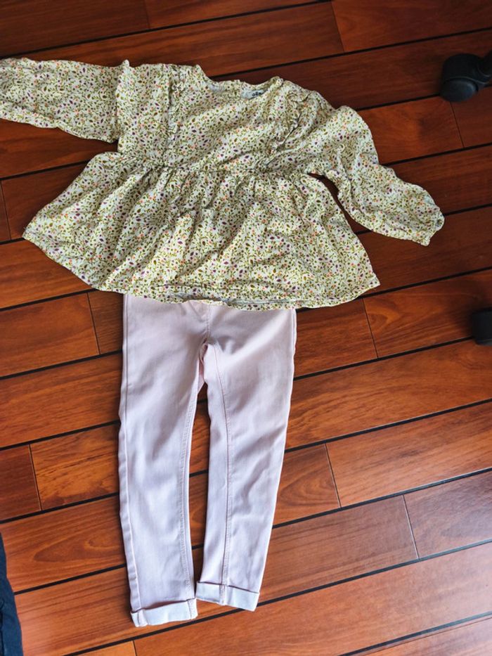Ensemble gemo 3 ans blouse et pantalon