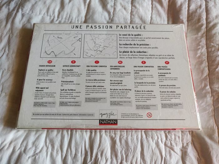 Puzzle Paris 1955 - baiser- 500 pièces - complet, vérifié - photo numéro 5