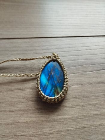 Pendentif labradorite