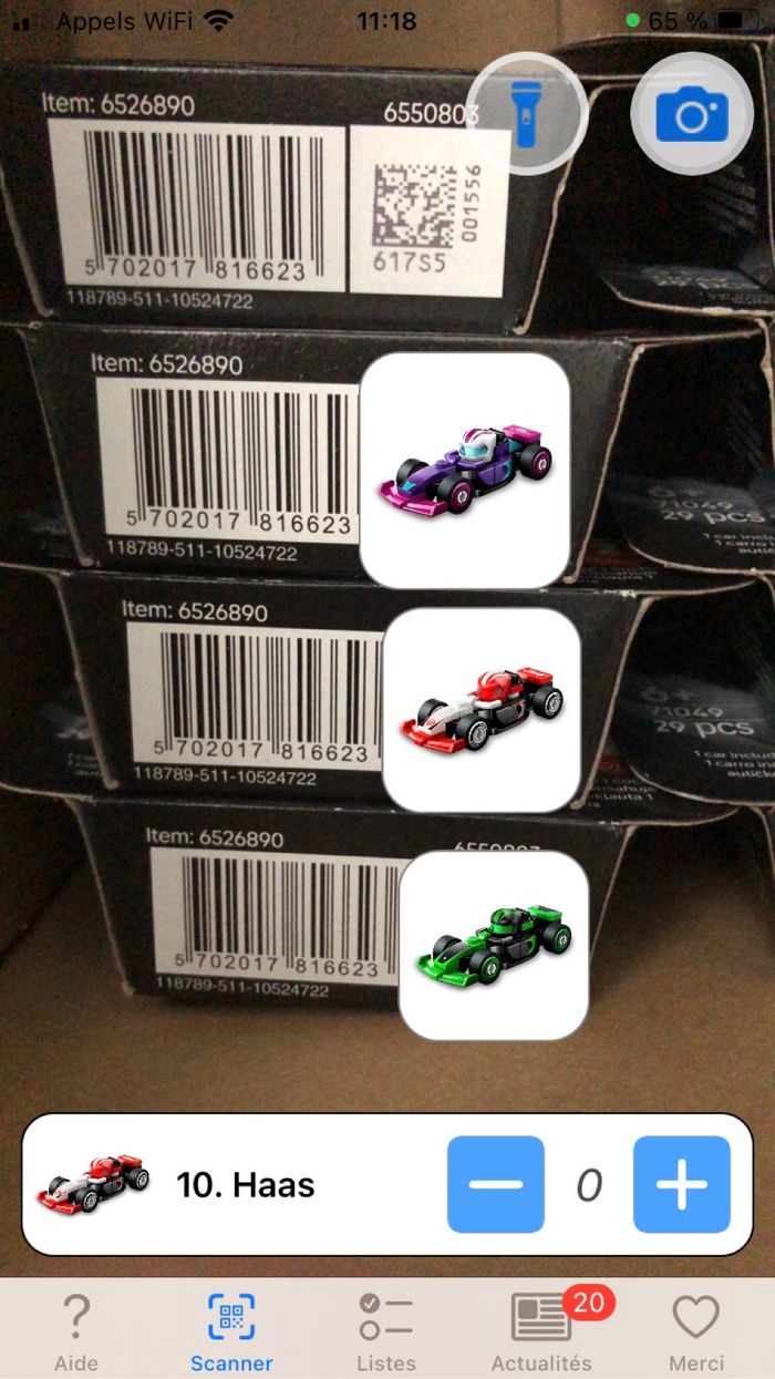 Lot 12 mini F1 lego 71049 neuves scellées - photo numéro 4